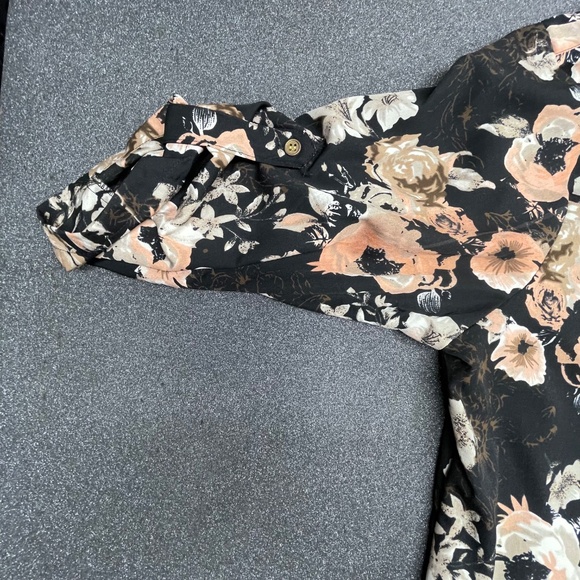 Brand: MPH Collection, Size:Unknown possibly 1X,  Color:Black, peach, white - Picture 4 of 13